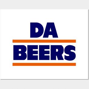 DA BEERS, Chicago Bears themed Posters and Art